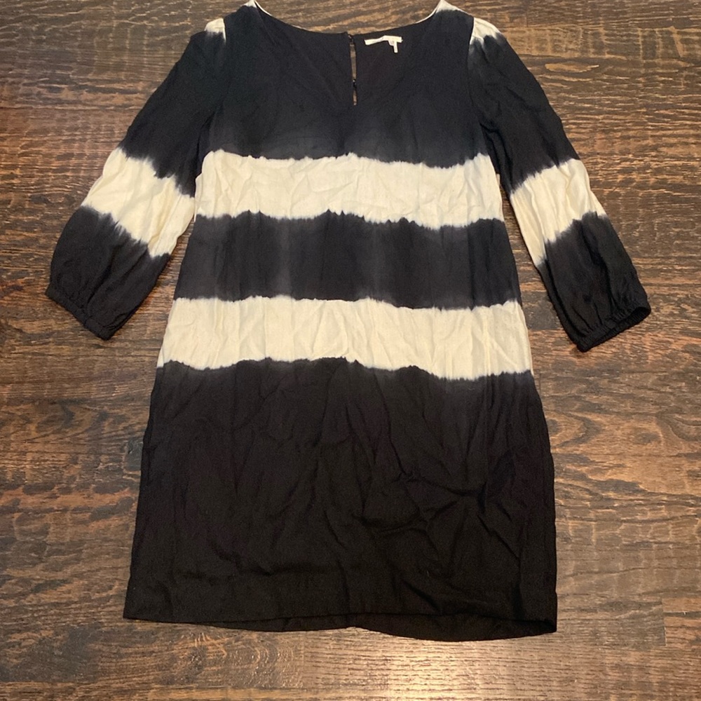 Anthropologie Navy Blue Dress